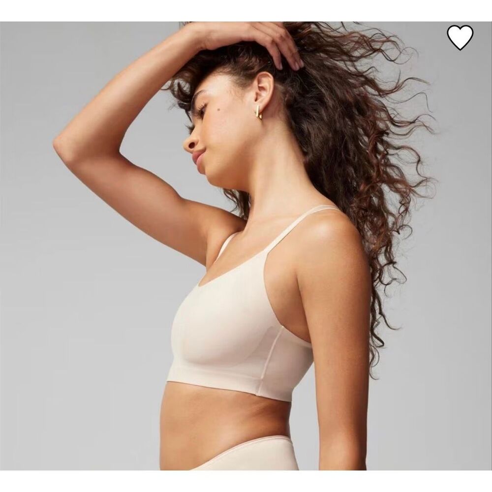 Soma Women's Enbliss Luxe Adjustable Bralette nude large NEW - Picture 4 of 7